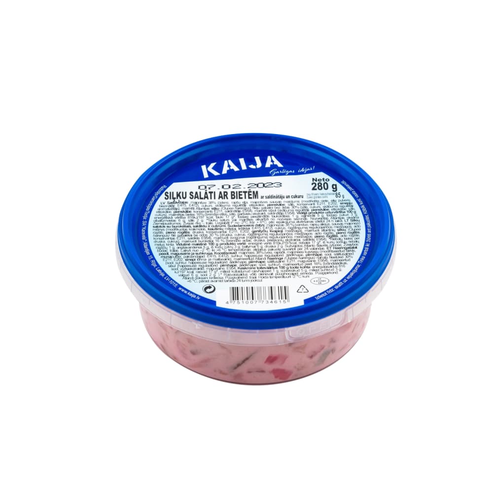 Siļķu salāti Kaija ar bietēm 280g