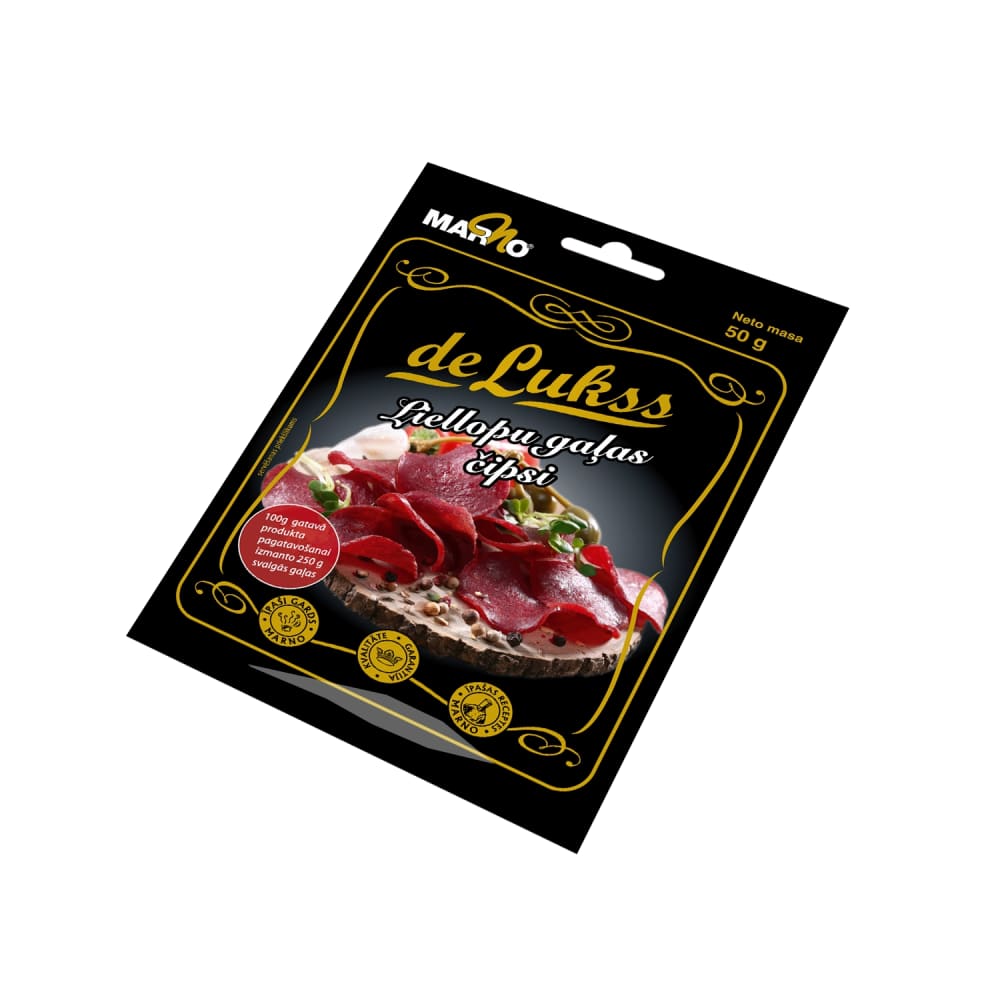 Liellopa gaļas čipsi Marno De Lukss 50g