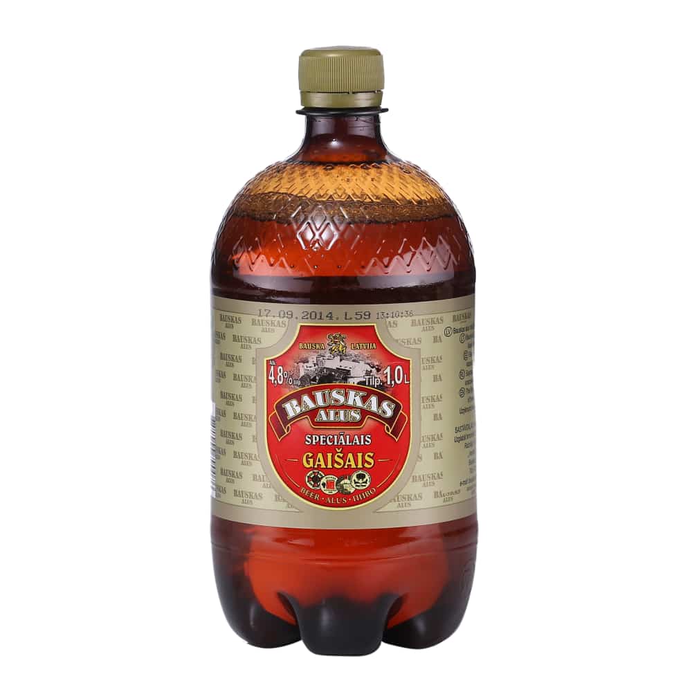 Alus Bauskas gaišais 4,8% PET 1l
