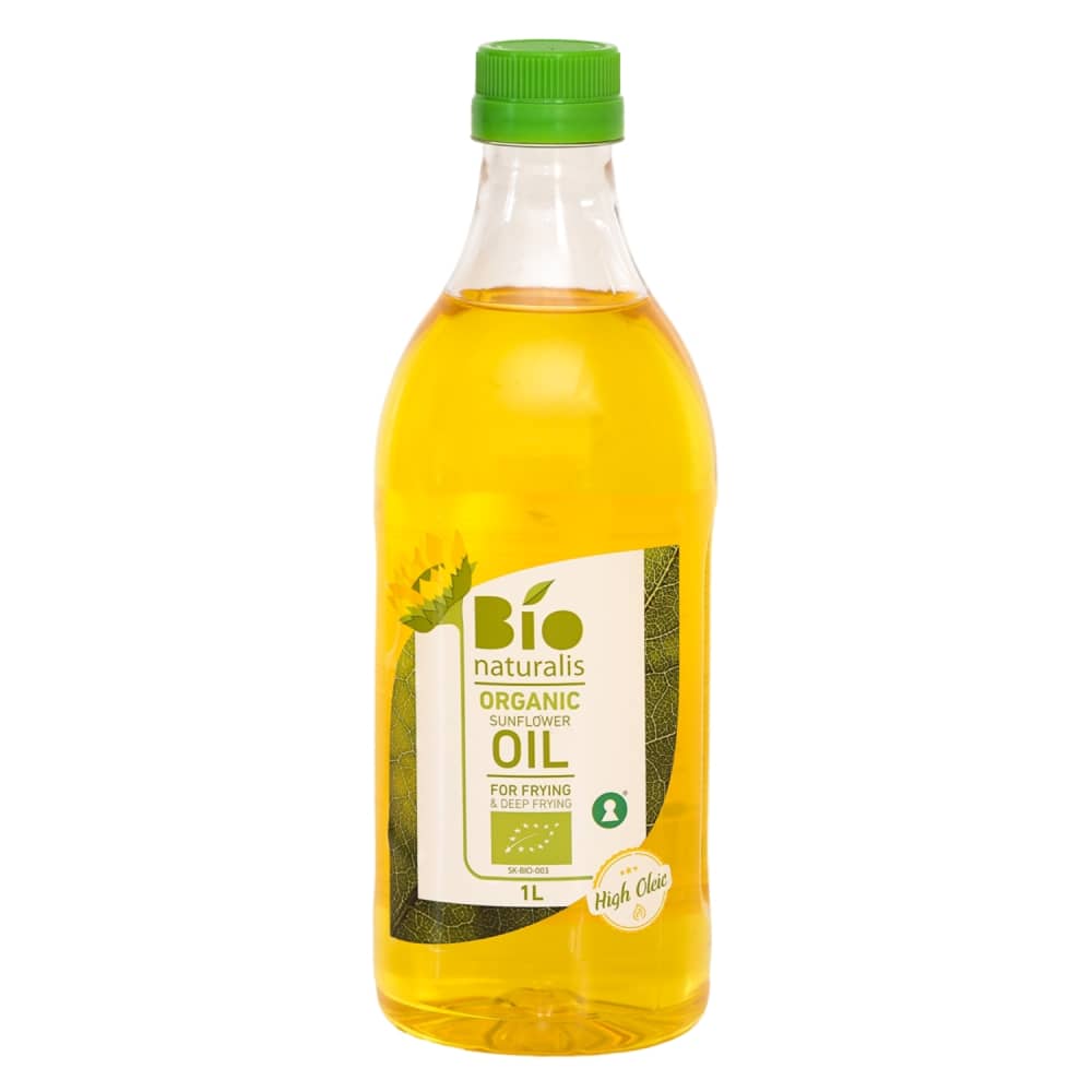 Saulespuķu eļļa Bionaturalis nerafin. BIO 1L