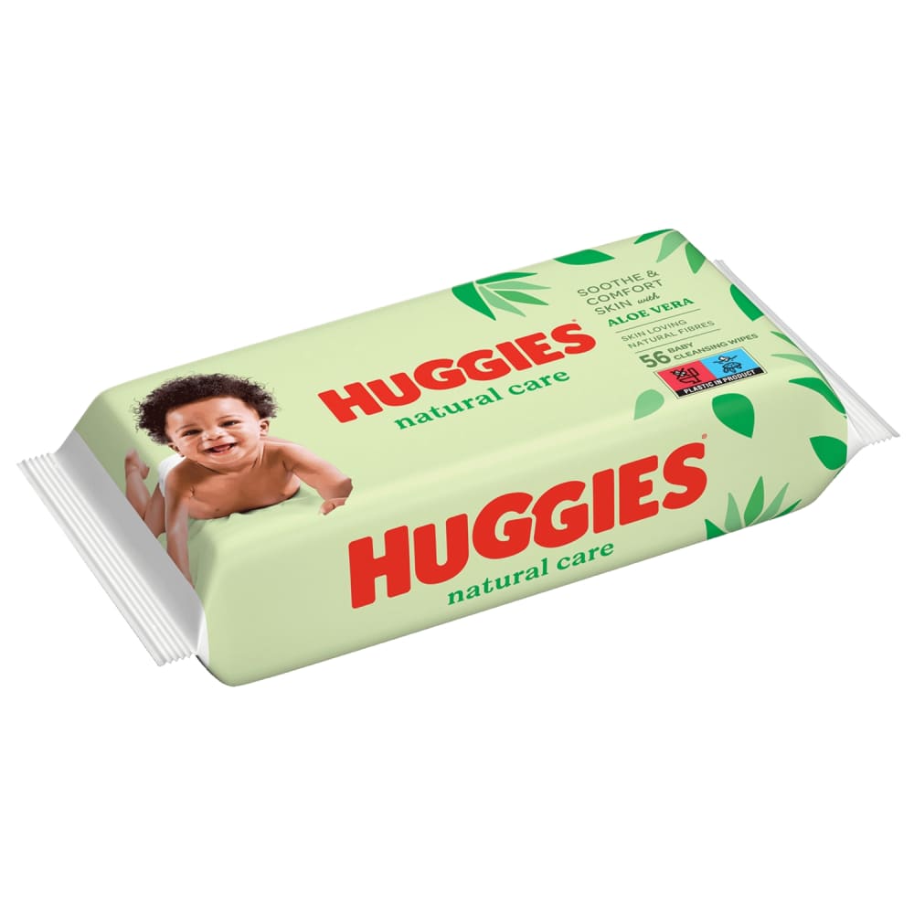 Mitrās salvetes Huggies Aloe 56gb