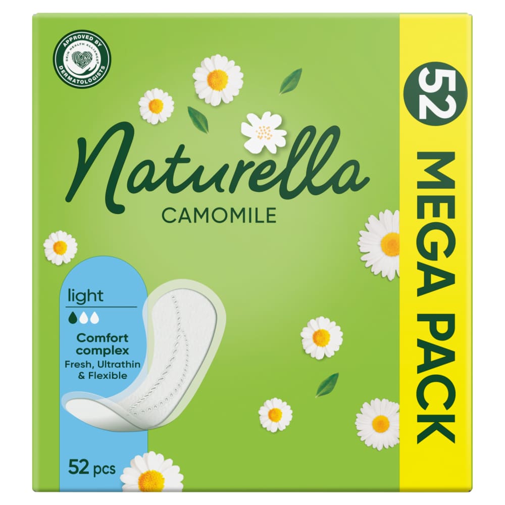 Biksīšu ieliktnīši NATURELLA LIGHT 52gab