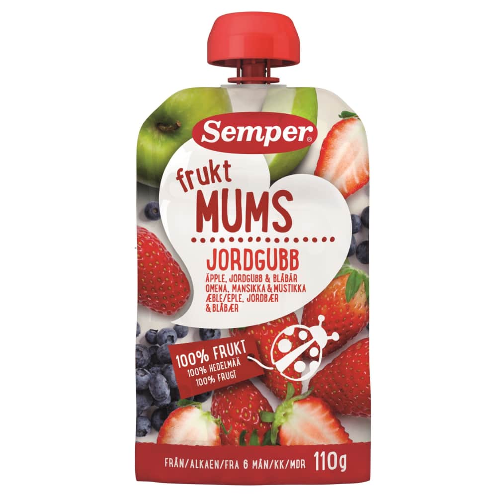 Biezenis Semper zemeņu 6m. 110g