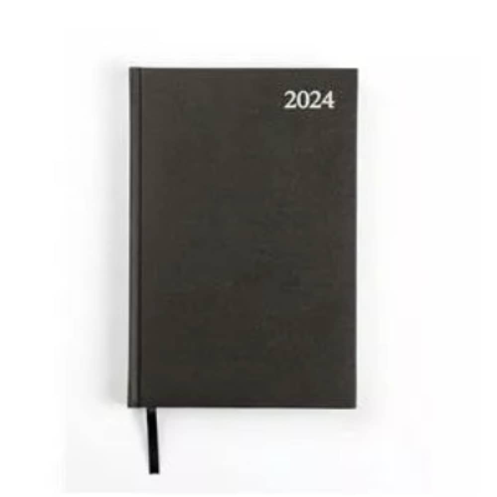 Plānotājs STANDARD 2024, PVC, A5, melns