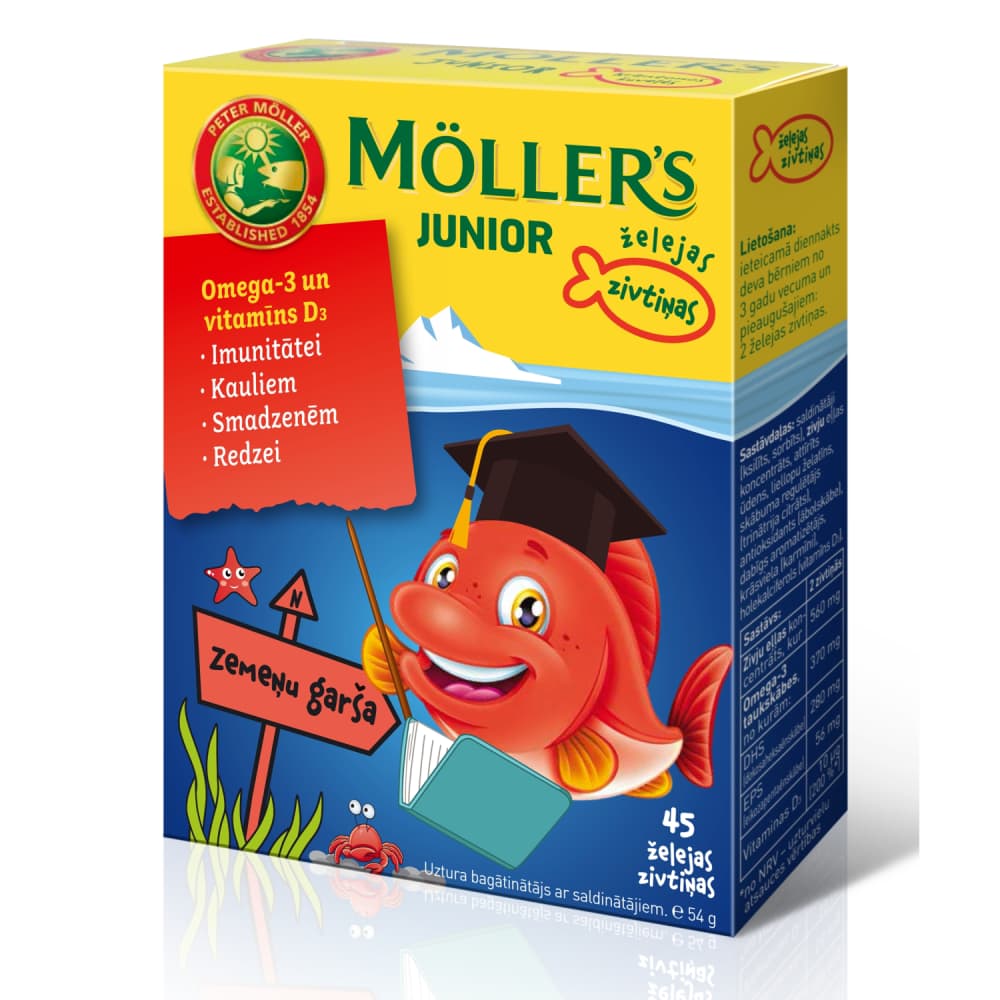 Uzt. bag. Möller’s Junior zivtiņas zem. N45