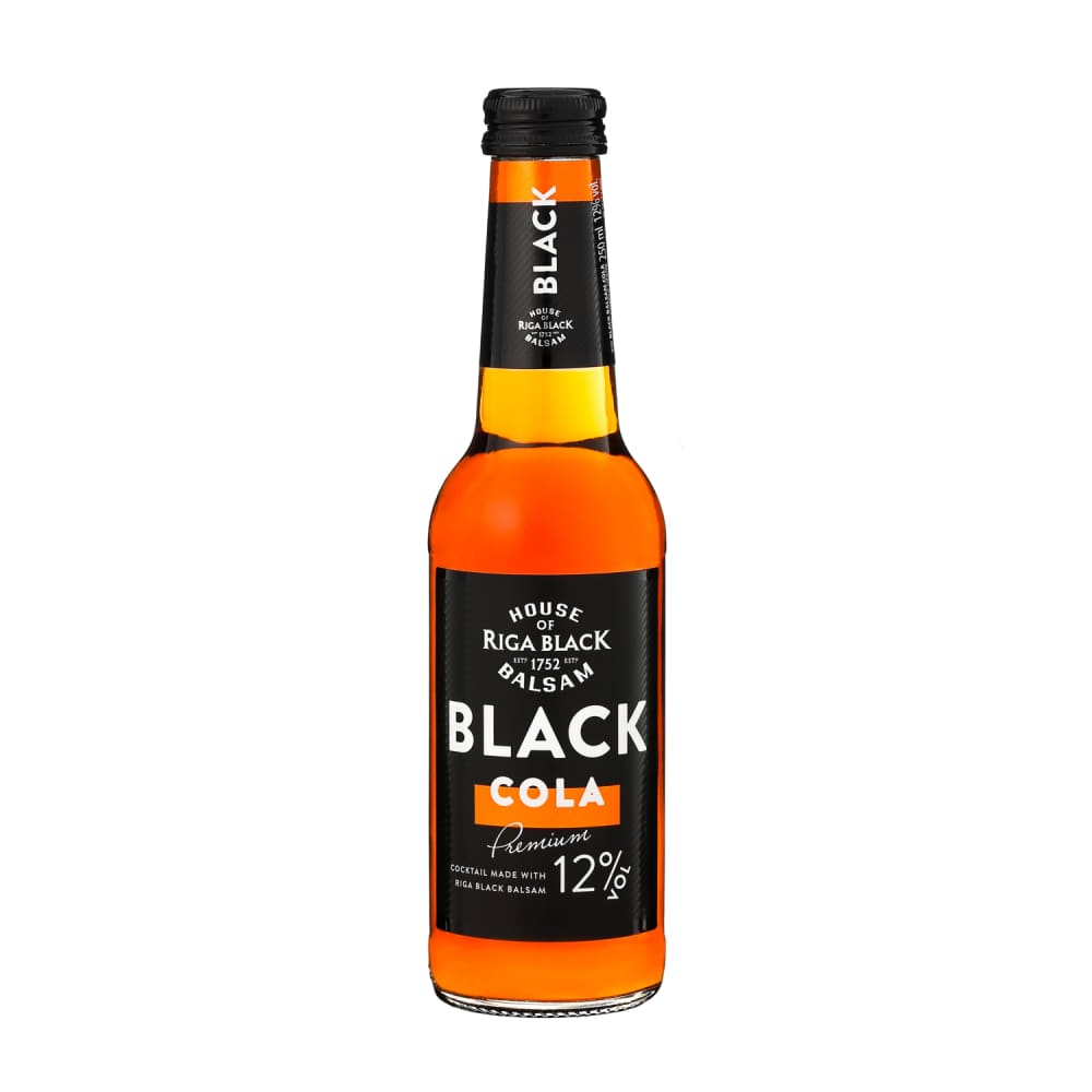Alkohol. kokteil. Black Balsam Cola 12% 0,25l