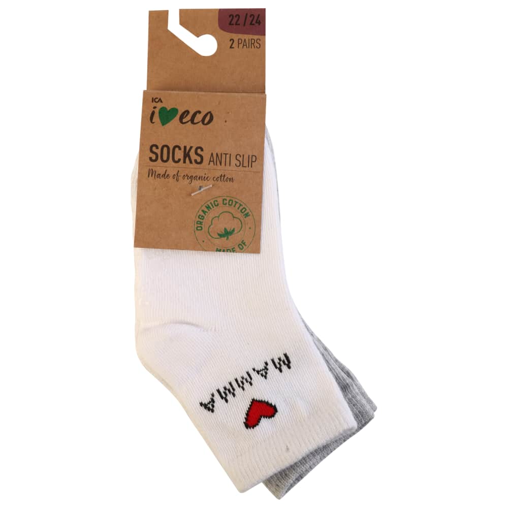 Zīdaiņu zeķes I love eco 2p 22/24