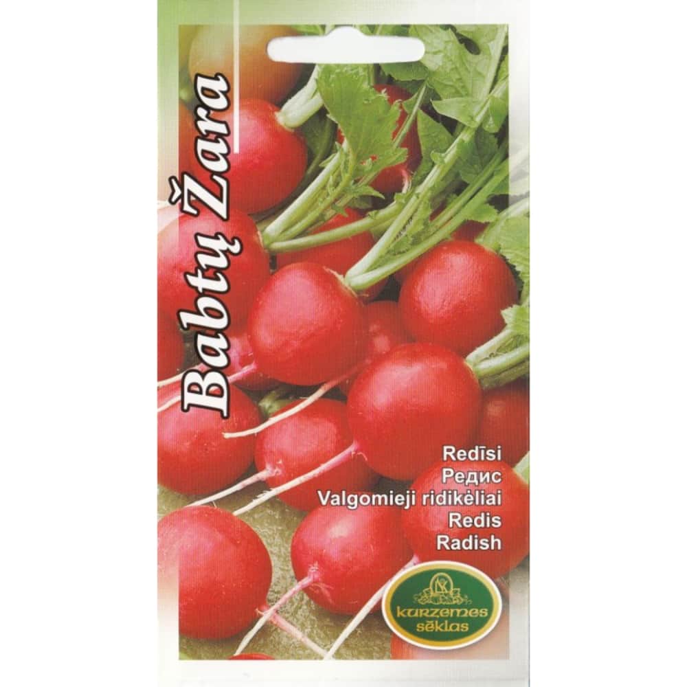 Redīsi Babty Žara Kurzemes Sēklas