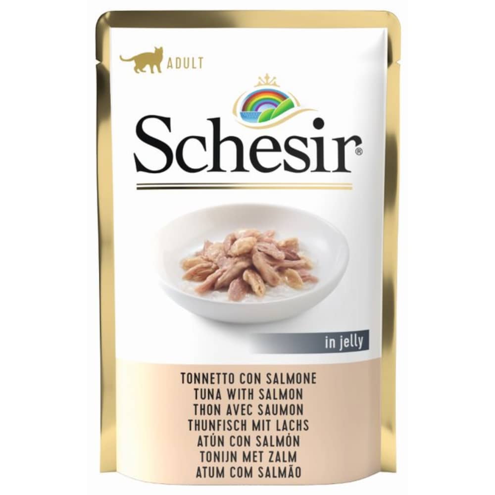 Konservs kaķ. Schesir tuncis,lasis 85g