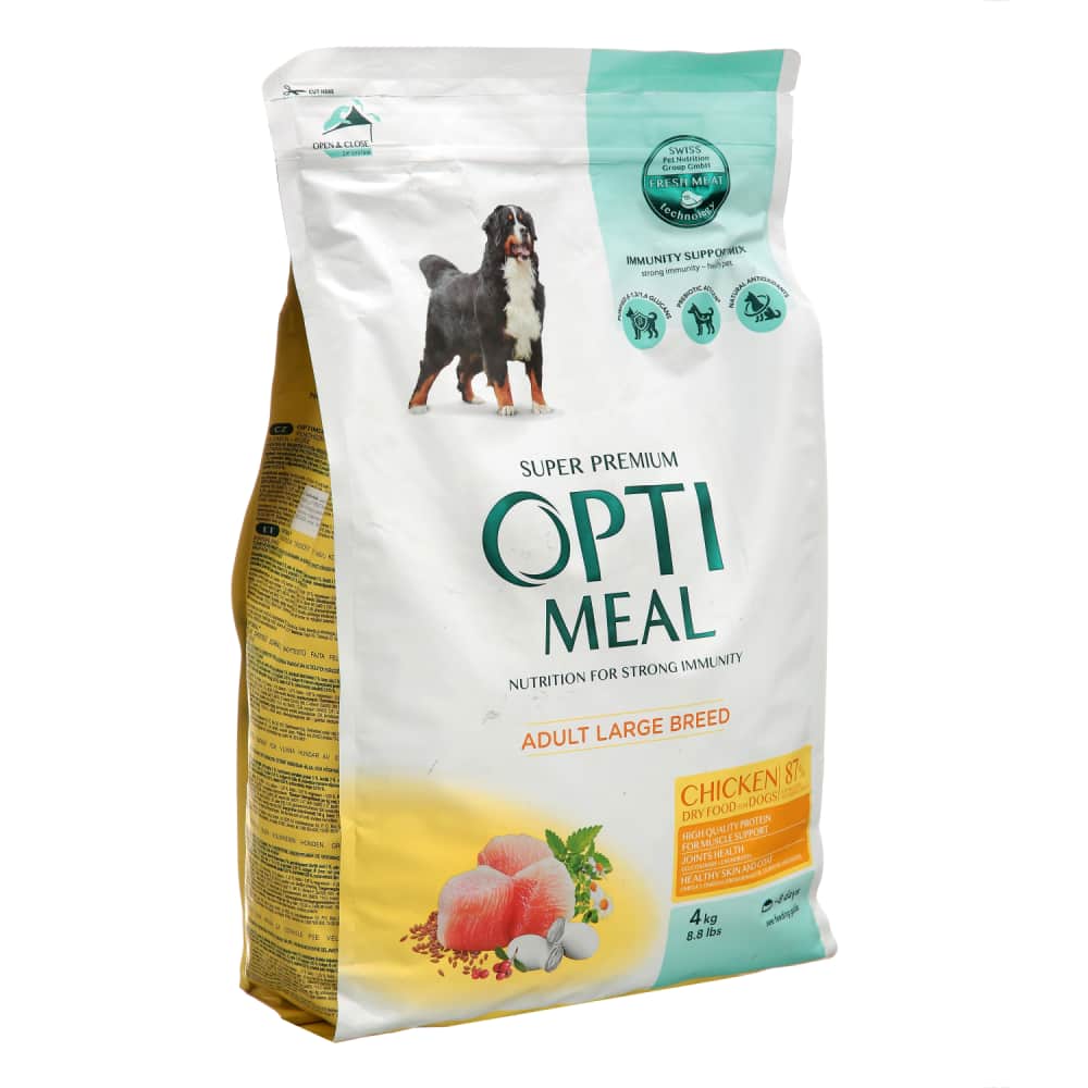 Sausā barība Optimeal ar vistu 4kg