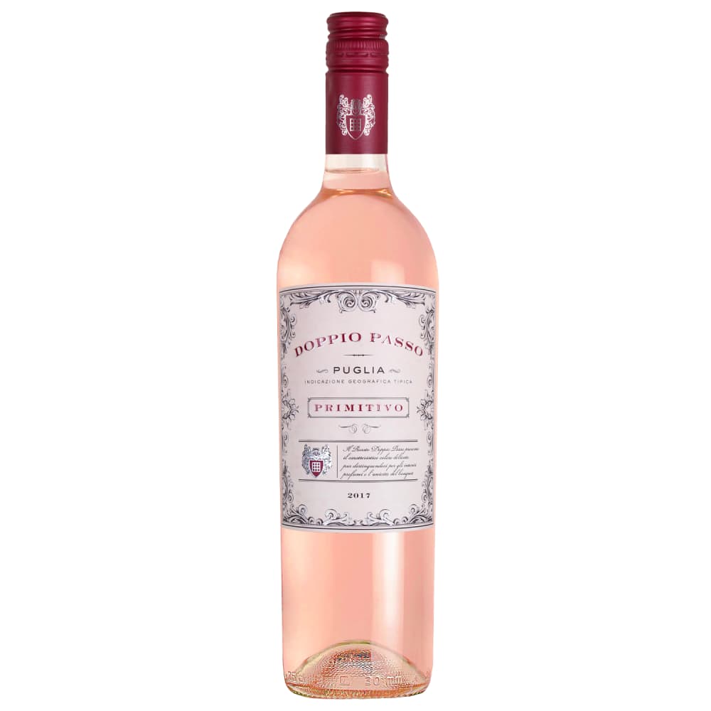 Rozā vīns Doppio Passo Primitivo 12% 0,75l