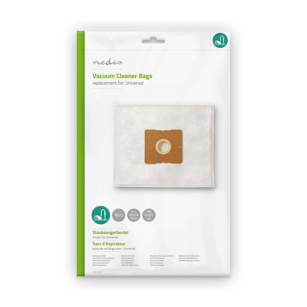 Vakuuma maisi, universālais 10pc+filtrs