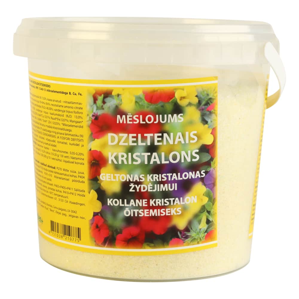 Mēslojums GARDEN+ dzeltenais 0,9kg