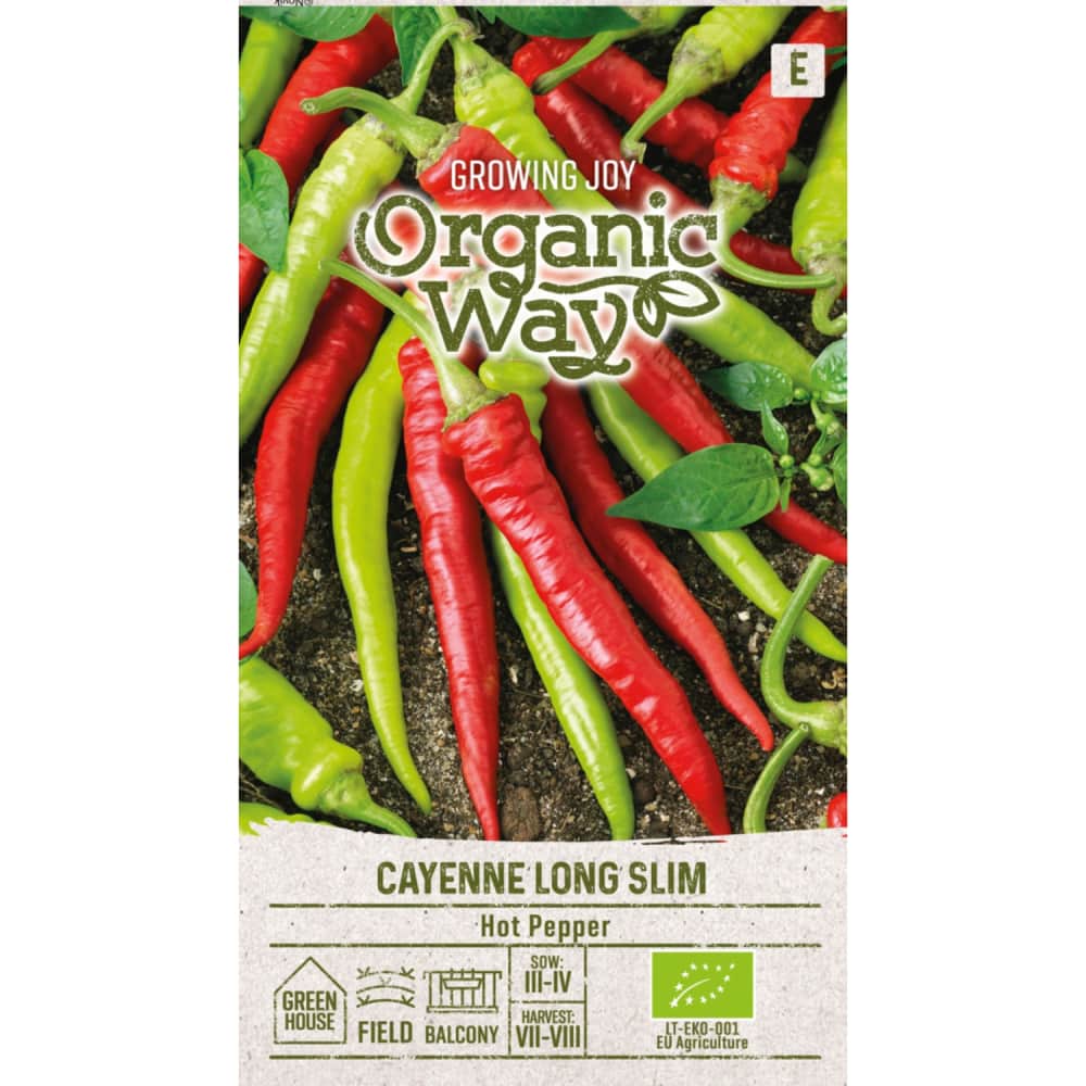 Sēklas ORGANIC WAY Dārzeņpipari