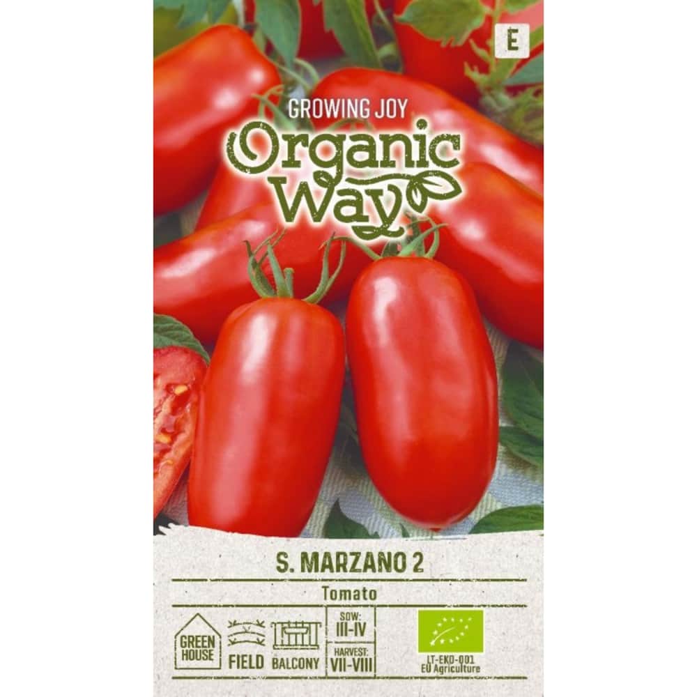 Sēklas ORGANIC WAY Tomāti S. Marzano 2