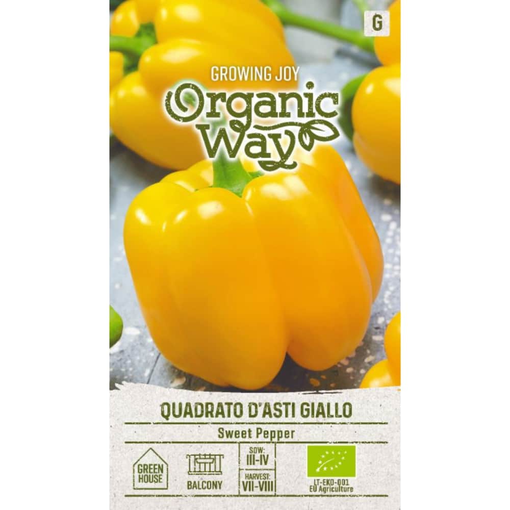 Sēklas ORGANIC WAY Paprika
