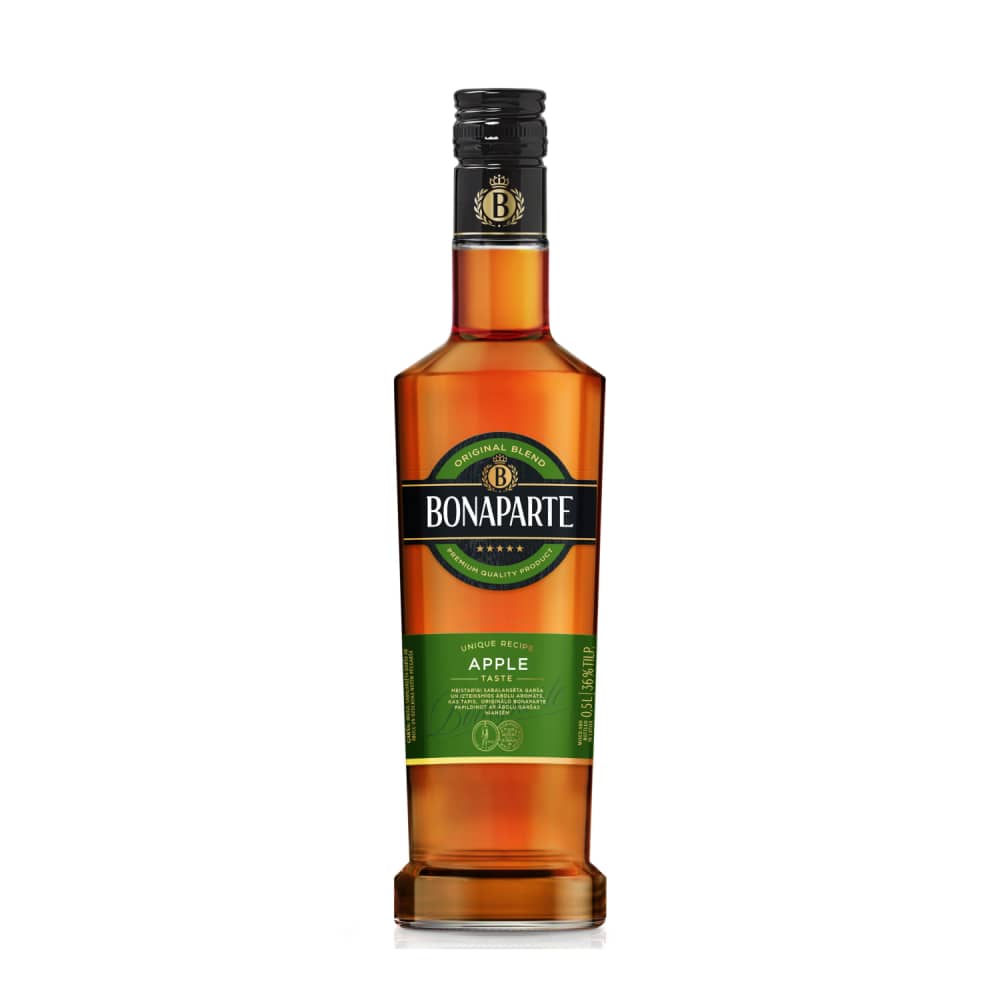 Stiprs alk. dzēr. Bonaparte Apple 36% 0,5L