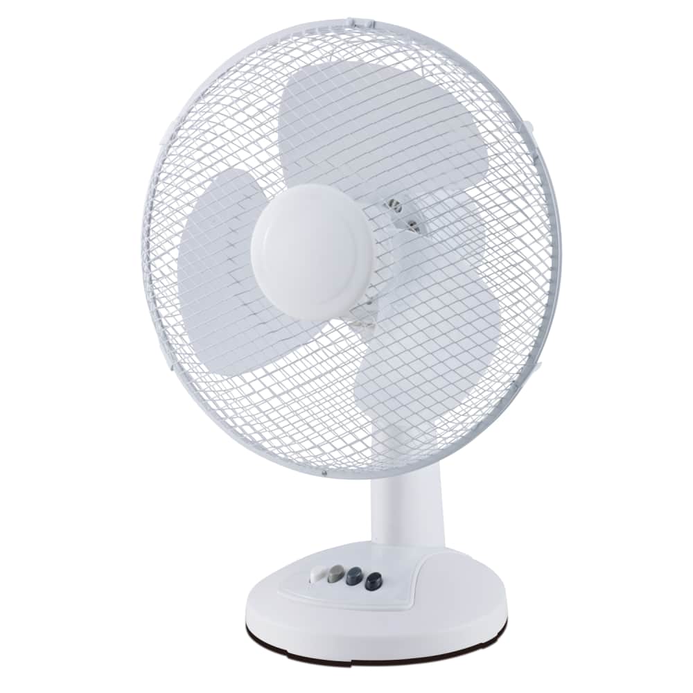 Galda ventilators balts d30cm 40W SS25