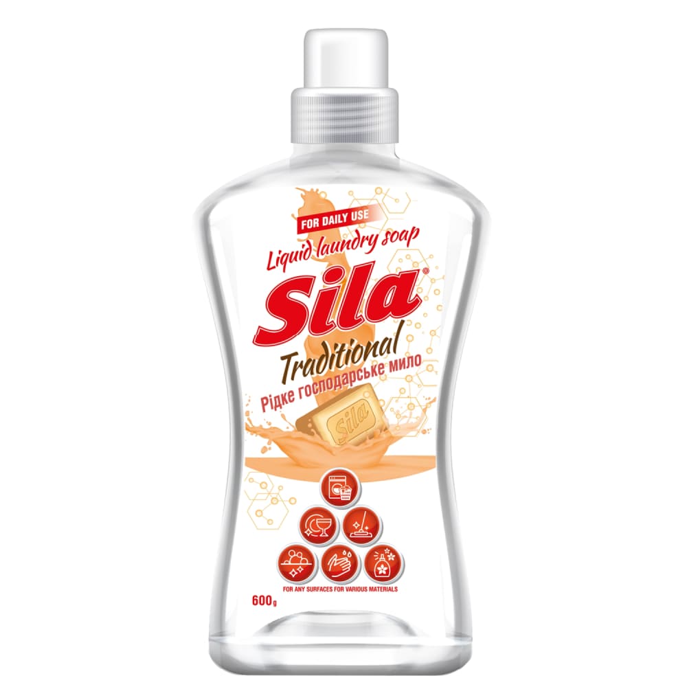 Šķ. mājsaimniecības ziepes Sila 600 ml