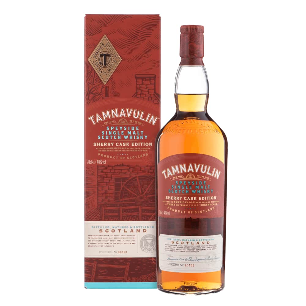 Viskijs Tamnavulin Sherry Cask kārbā 40% 0,7l