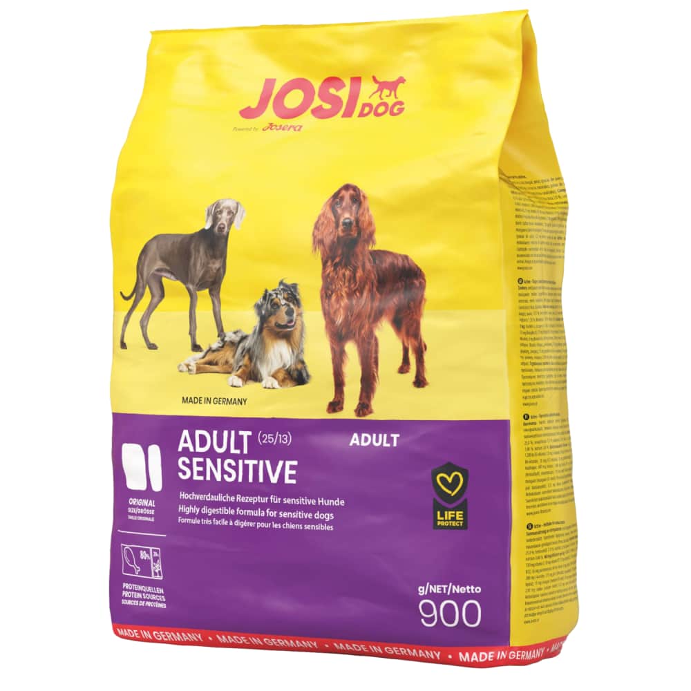 Barība suņiem JosiDog Sensitive 900g