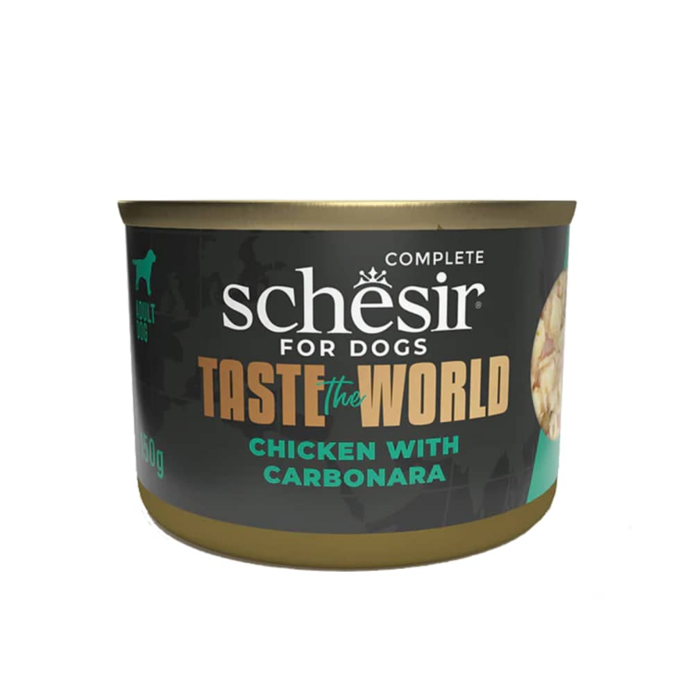 Suņu bar. Schesir TTW vista ar karbonāru 150g