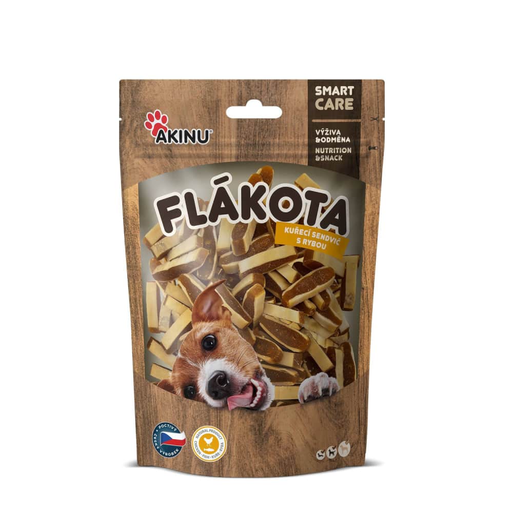 Sviestmaize suņ. Flakota vistas un zivju 100g