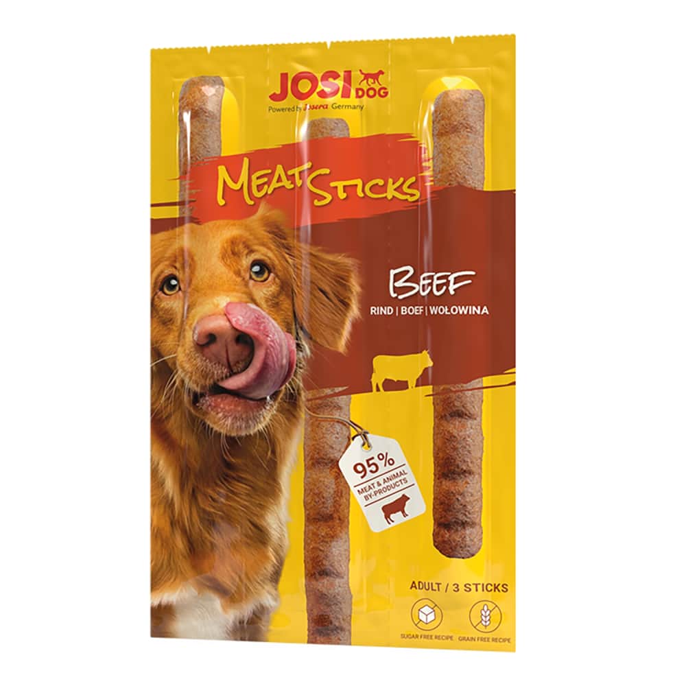 Kārumi suņiem JosiDog Meat Sticks Beef 33g