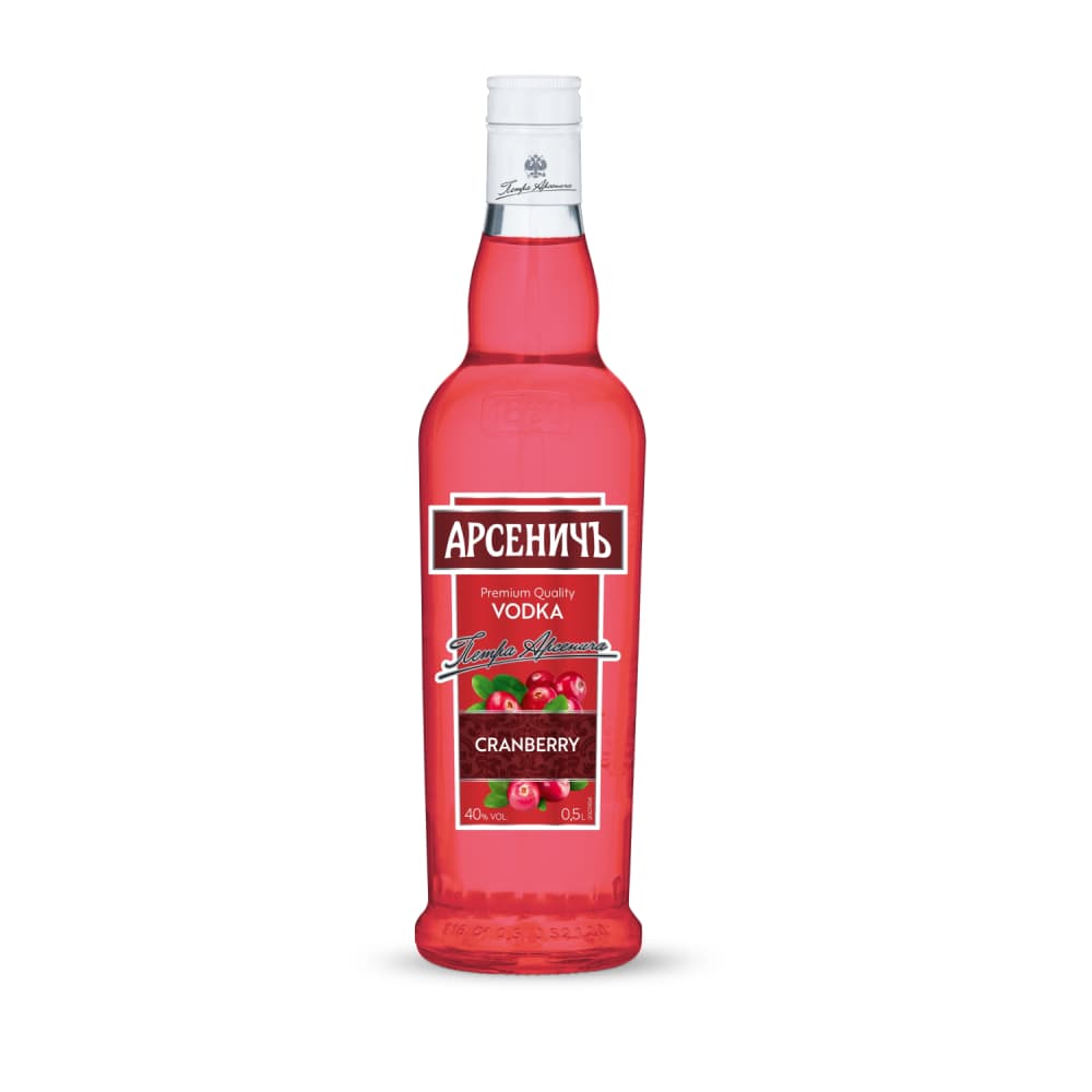 Arom. degvīns Arsenič dzērveņu 40% 0,5l