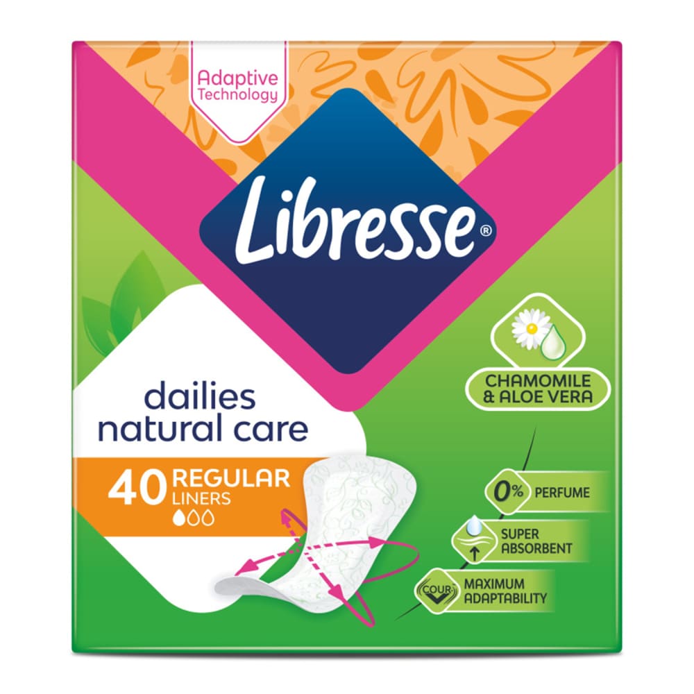 Ikd. ieliktn. Libresse natural normal 40gb