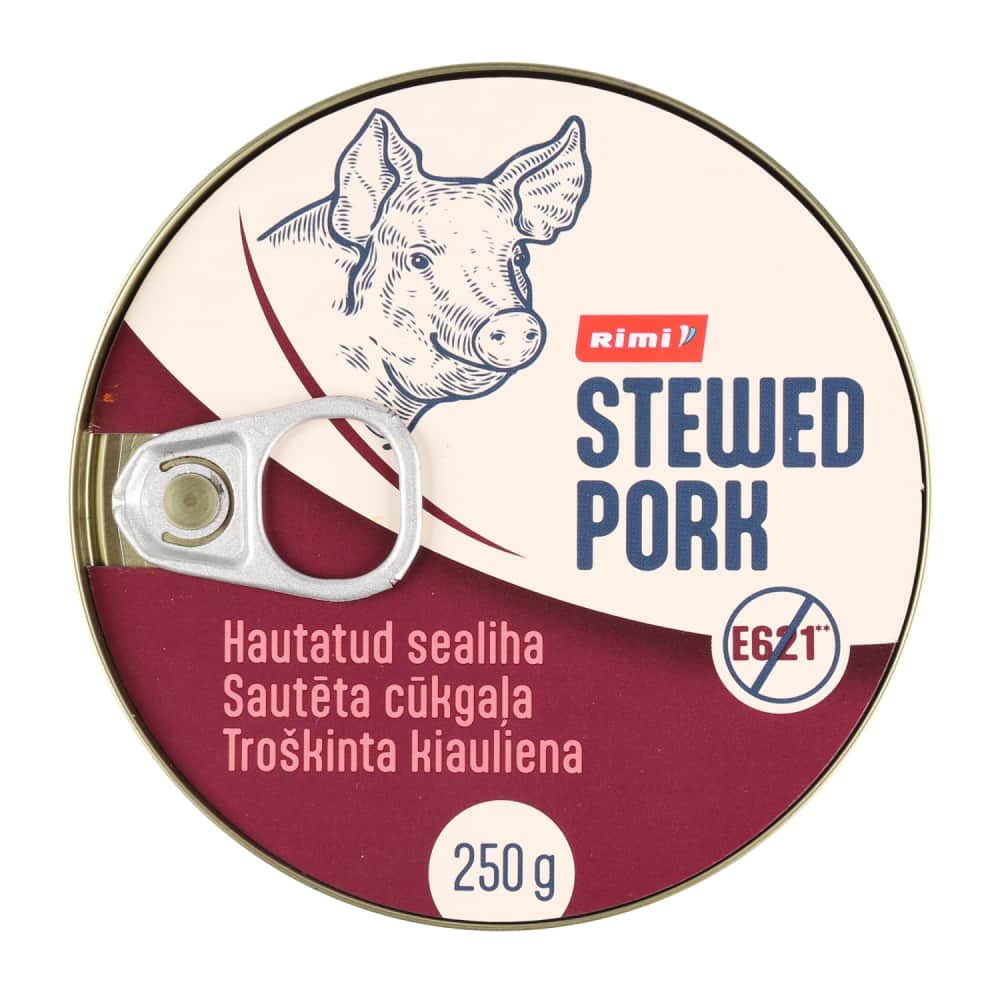 Cūkgaļa Rimi sautēta 250g
