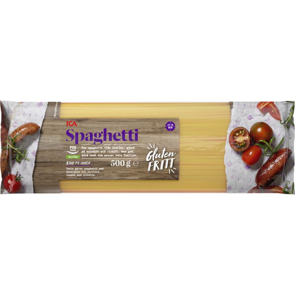 Makaroni ICA Spaghetti bez lipekļa 500g