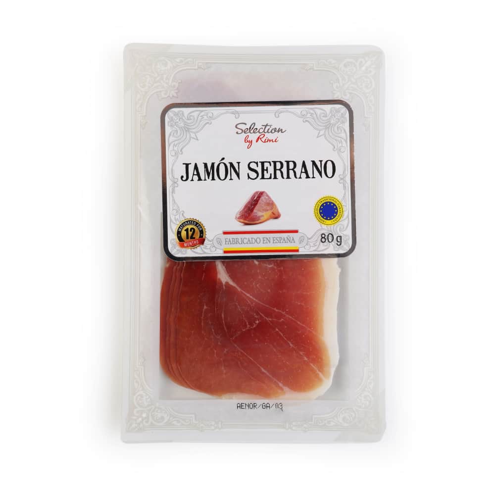 Šķiņķis Selection by Rimi vītināts 80g
