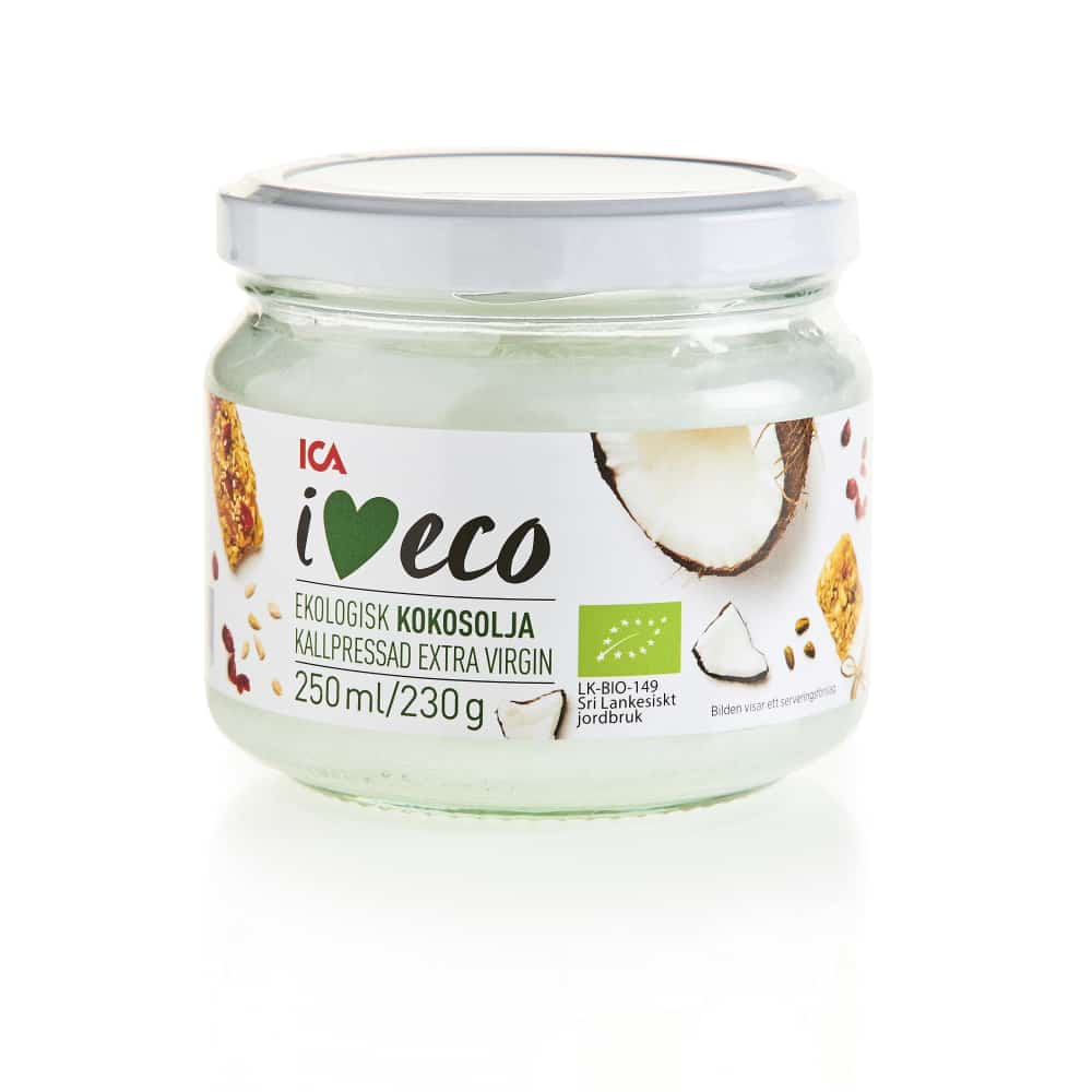 Kokosriekstu eļļa I Love Eco aukstā sp. 250ml