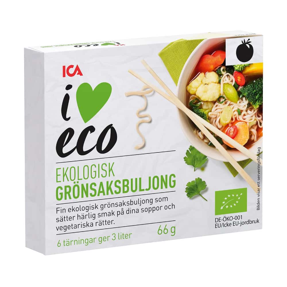 Buljons I Love Eco dārzeņu 66g
