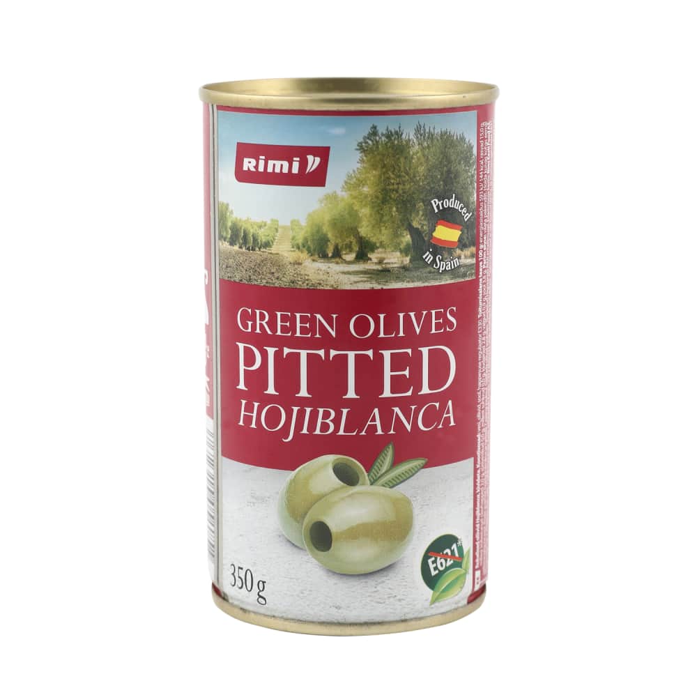 Zaļās olīvas Rimi bez kauliņiem 350g/150g