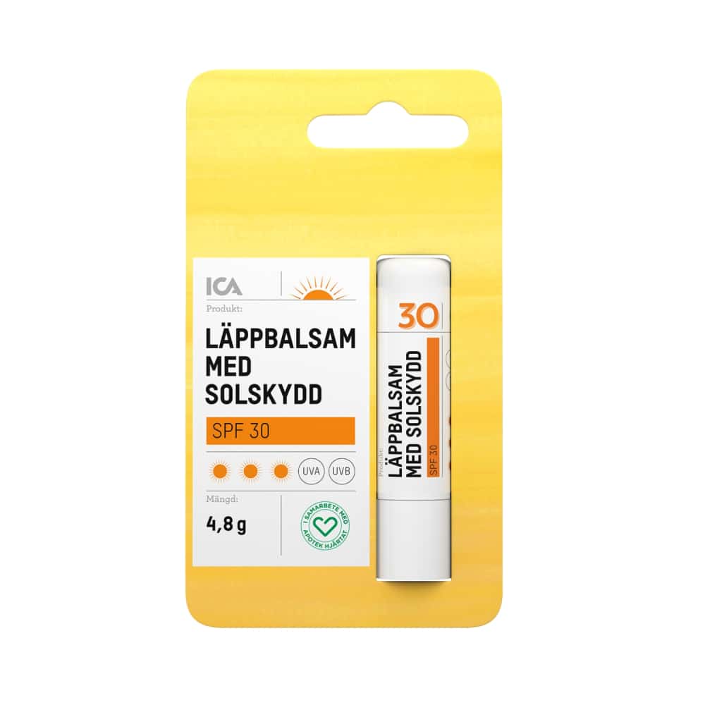 Lūpu balzāms ICA SPF30 4,8g