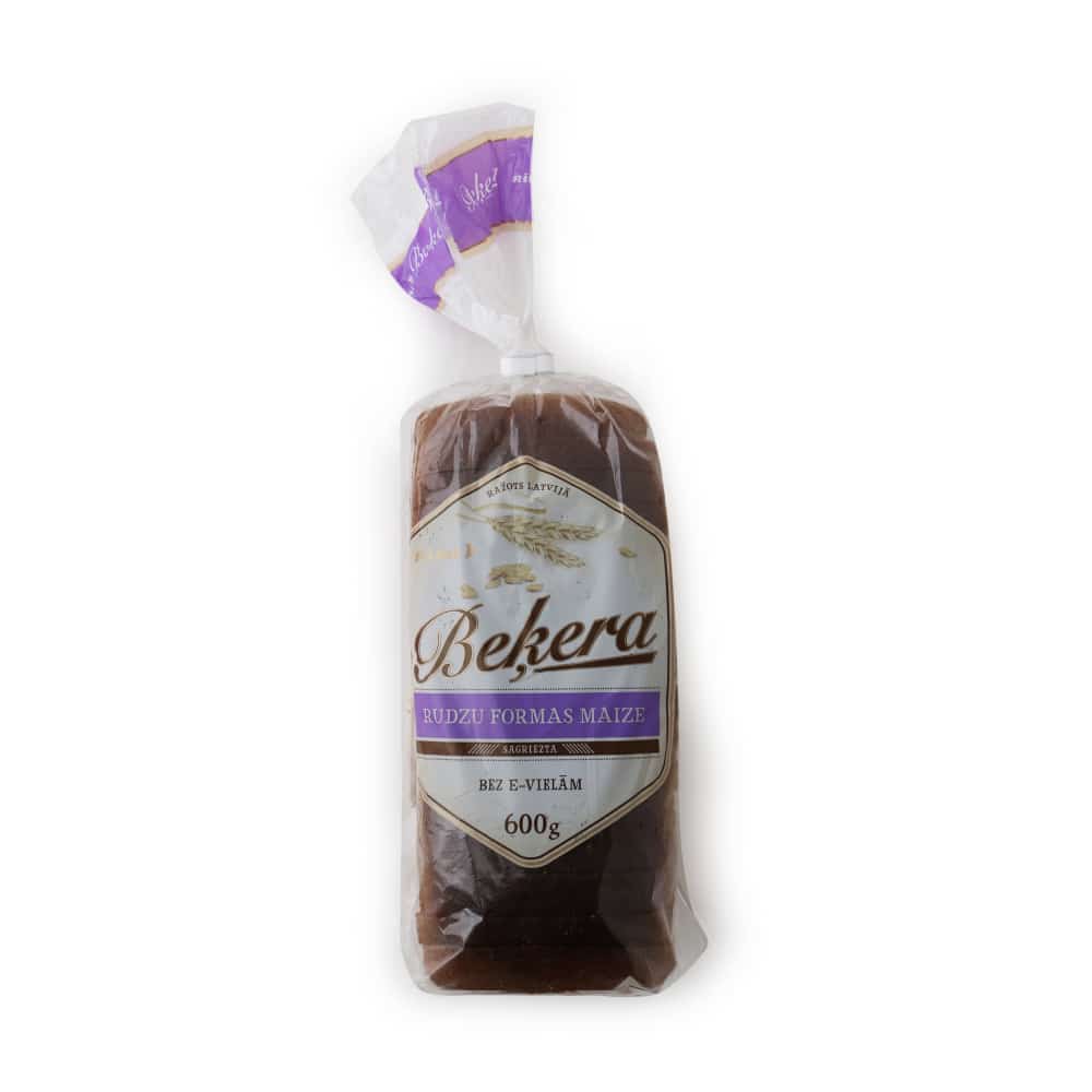 Rudzu formas maize Rimi Beķera 600g