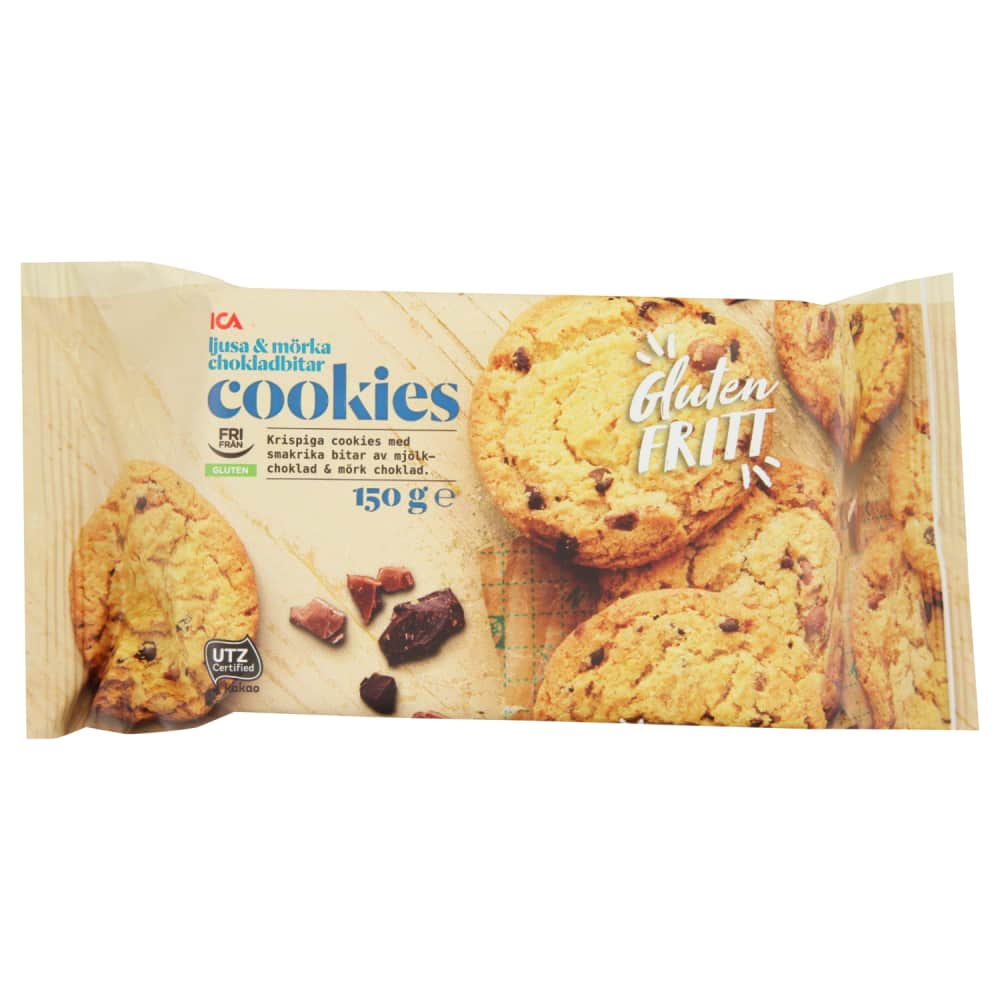 Cepumi ICA ar piena, tumšās šokol. gab. 150g
