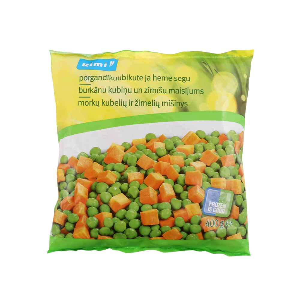 Burkānu un zirnīšu maisījums Rimi 400G