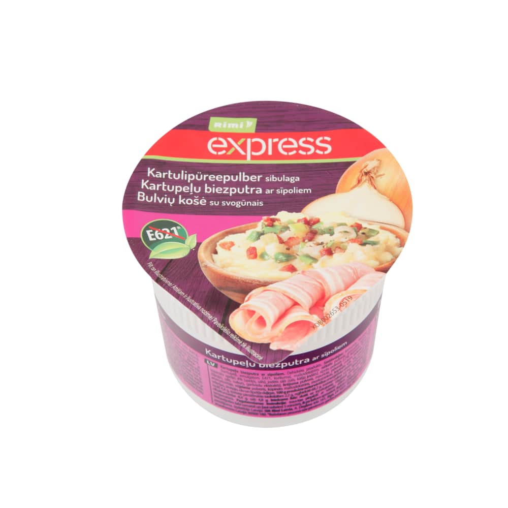 Kartupeļu biezputra Rimi Express ar sīpol.56g