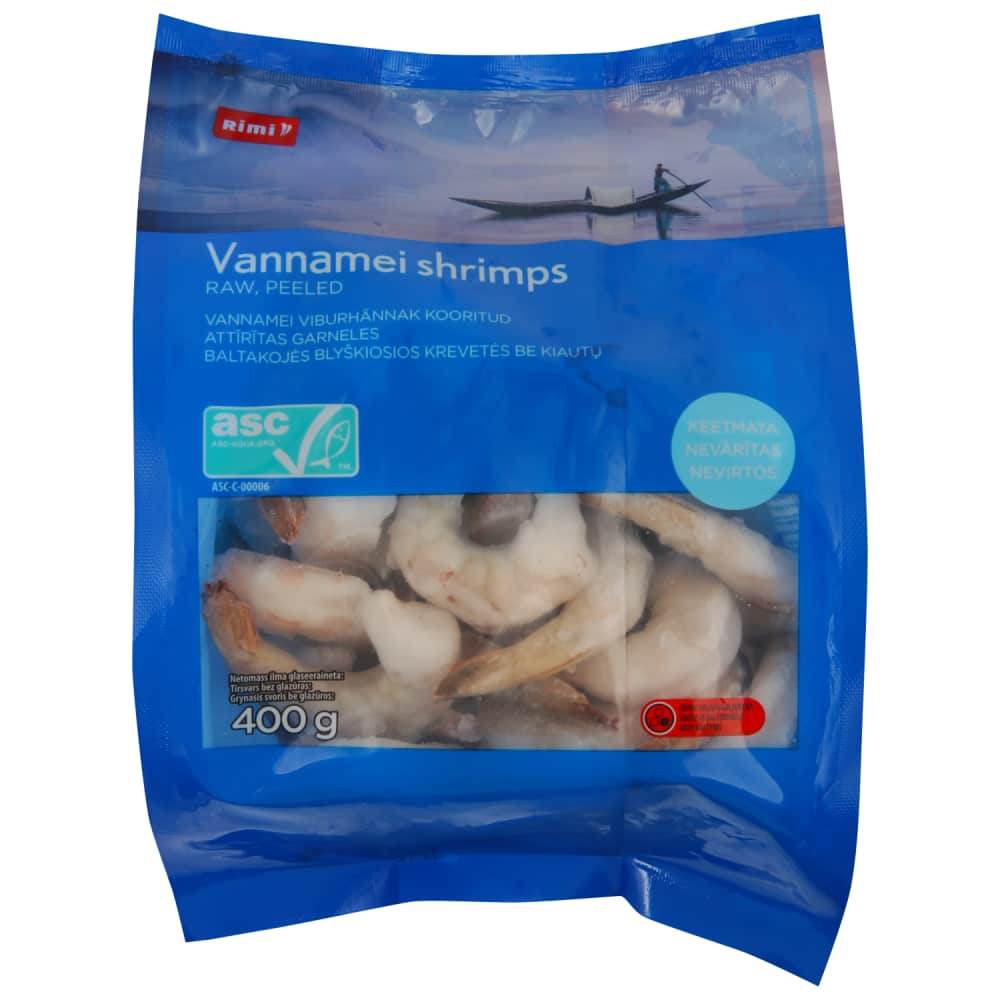 Garneles Rimi nevārītas 31/40 ASC 400g