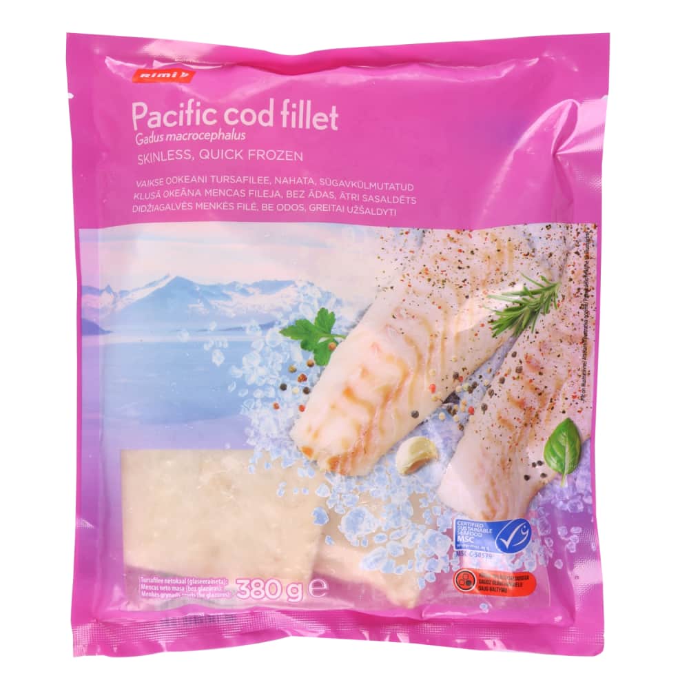 Mencas fileja Rimi saldēta MSC 380g