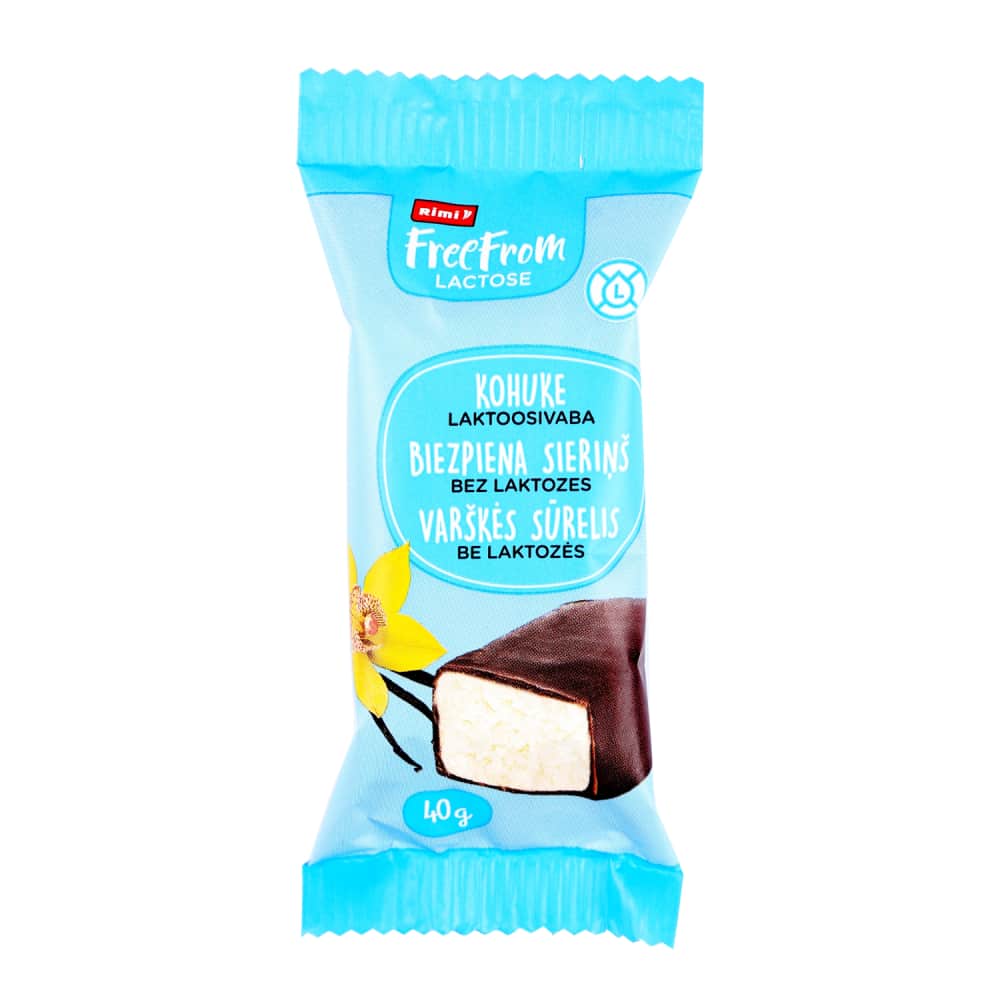 Biezpiena sieriņš Rimi vaniļas bez lakt.40g