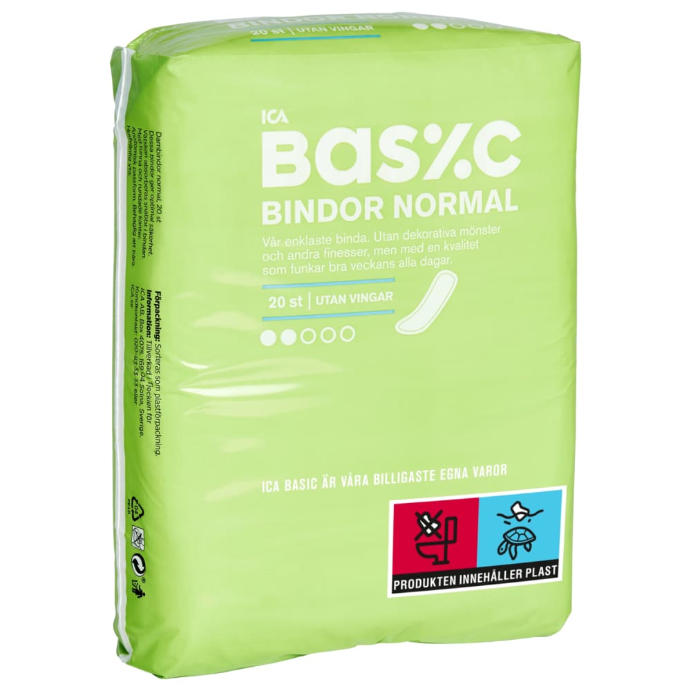 Hig.paketes ICA Basic normal 20 gab.