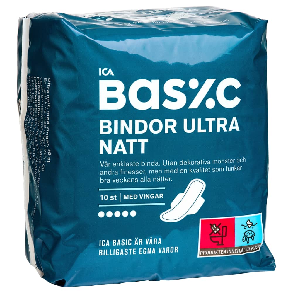H.pak. ICA Basic ulra night spārn. 10gab