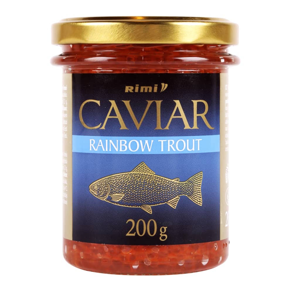 Varavīksnes foreļu ikri Rimi, paster. 200g