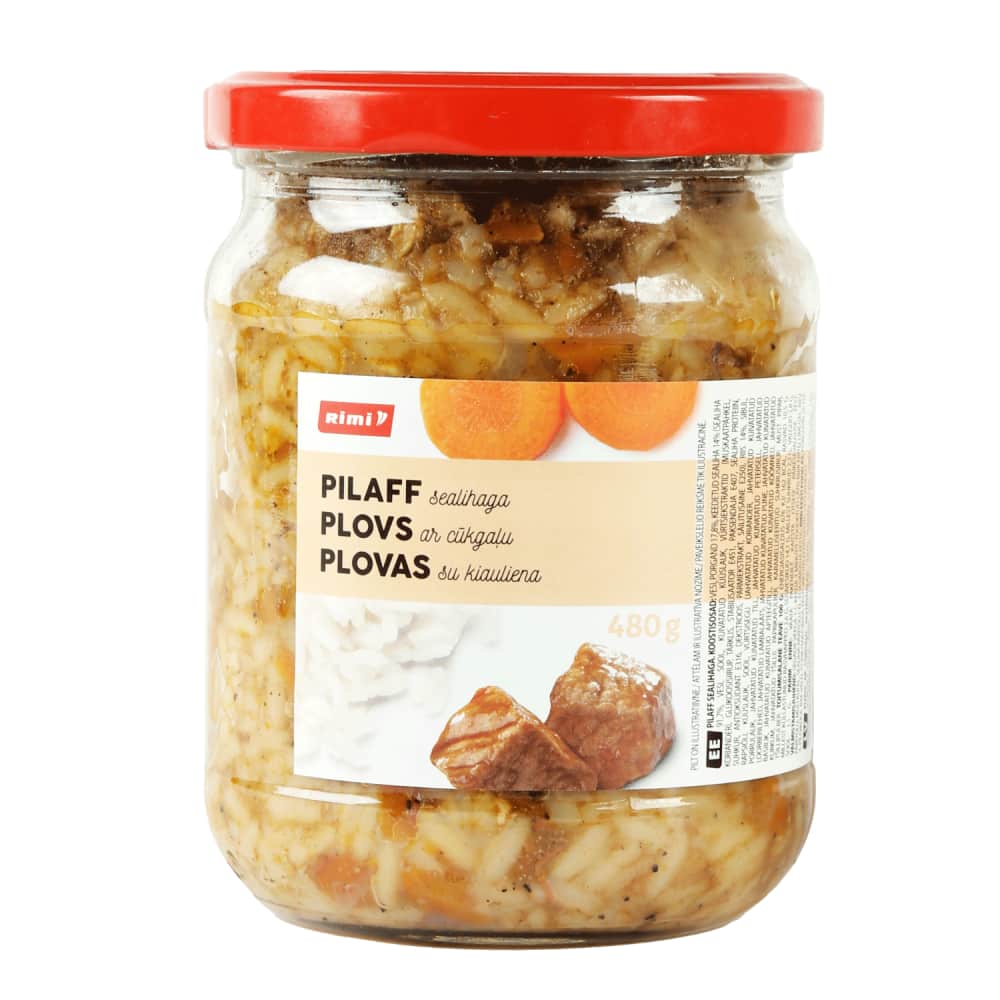 Plovs Rimi ar cūkgaļu 480g