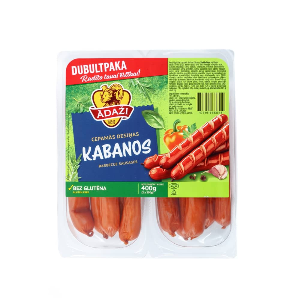 Cepamās desiņas Kabanos 400g