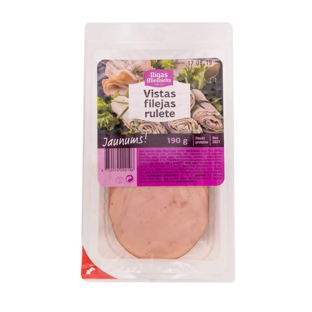 Vistas filejas rulete šķēlēs 190g